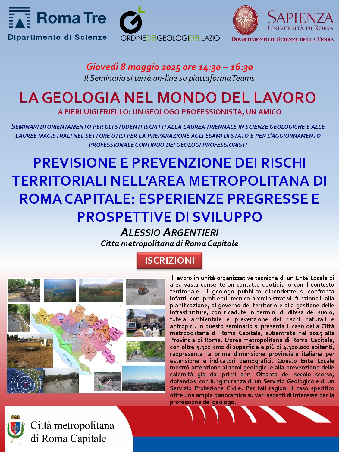 LA GEOLOGIA NEL MONDO DEL LAVORO