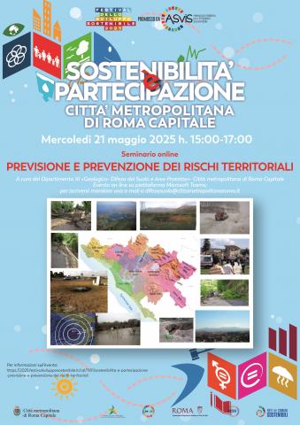 Seminario "PREVISIONE E PREVENZIONE DEI RISCHI TERRITORIALI"