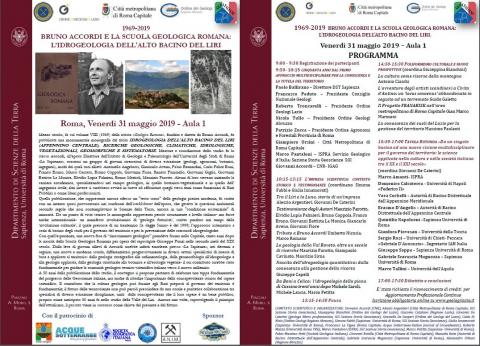 1969-2019. BRUNO ACCORDI E LA SCUOLA GEOLOGICA ROMANA: L’IDROGEOLOGIA DELL'ALTO BACINO DEL LIRI