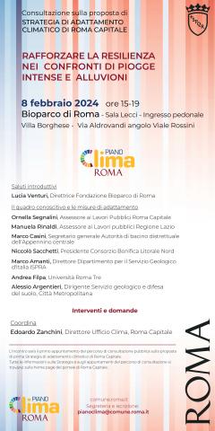 Piano Clima Roma - STRATEGIA DI ADATTAMENTO CLIMATICO DI ROMA CAPITALE