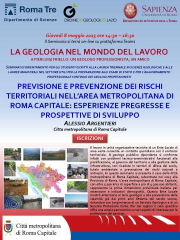 LA GEOLOGIA NEL MONDO DEL LAVORO