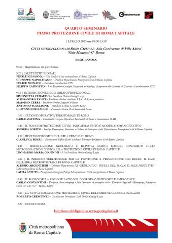Locandina del Seminario