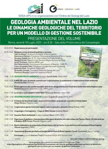 LE DINAMICHE GEOLOGICHE DEL TERRITORIO PER UN MODELLO DI GESTIONE SOSTENIBILE